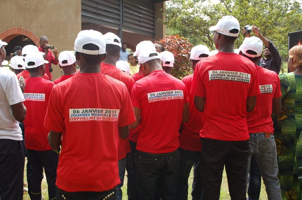Jeunes mobilisés lors d’une activité de la Fondation Calixte Munana